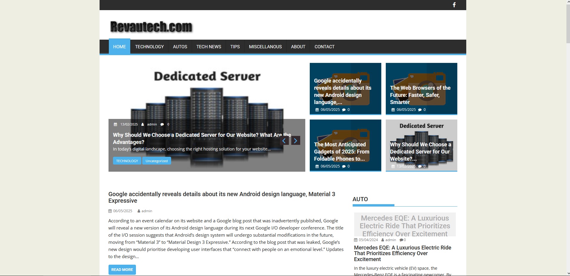 Screenshot Revautech